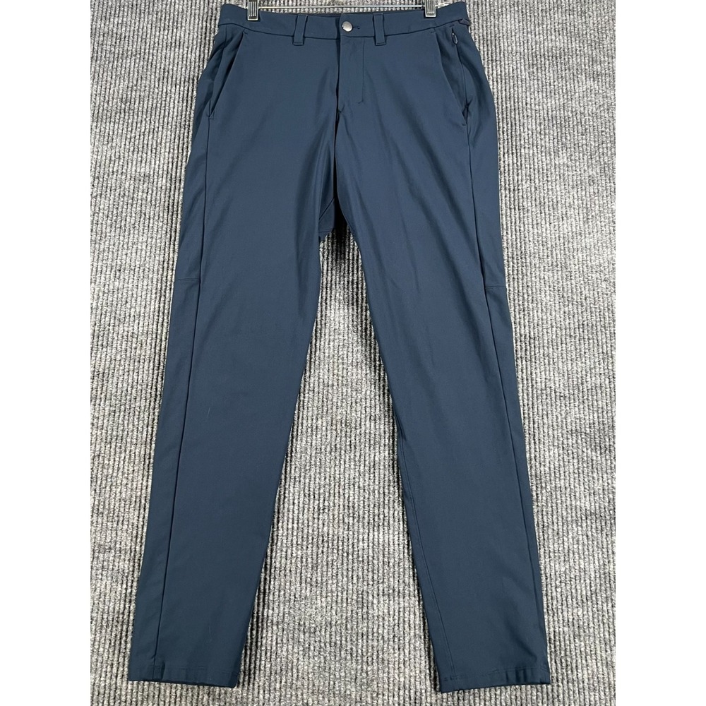 Lululemon Commission Pants Mens Size 30x30 Blue Chino Performance Outdoor Golf